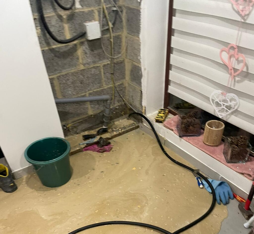 Drain apres nettoyage calcaire