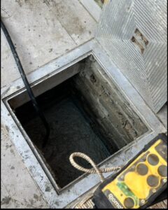 Inspection camera manhole ecran Tournai